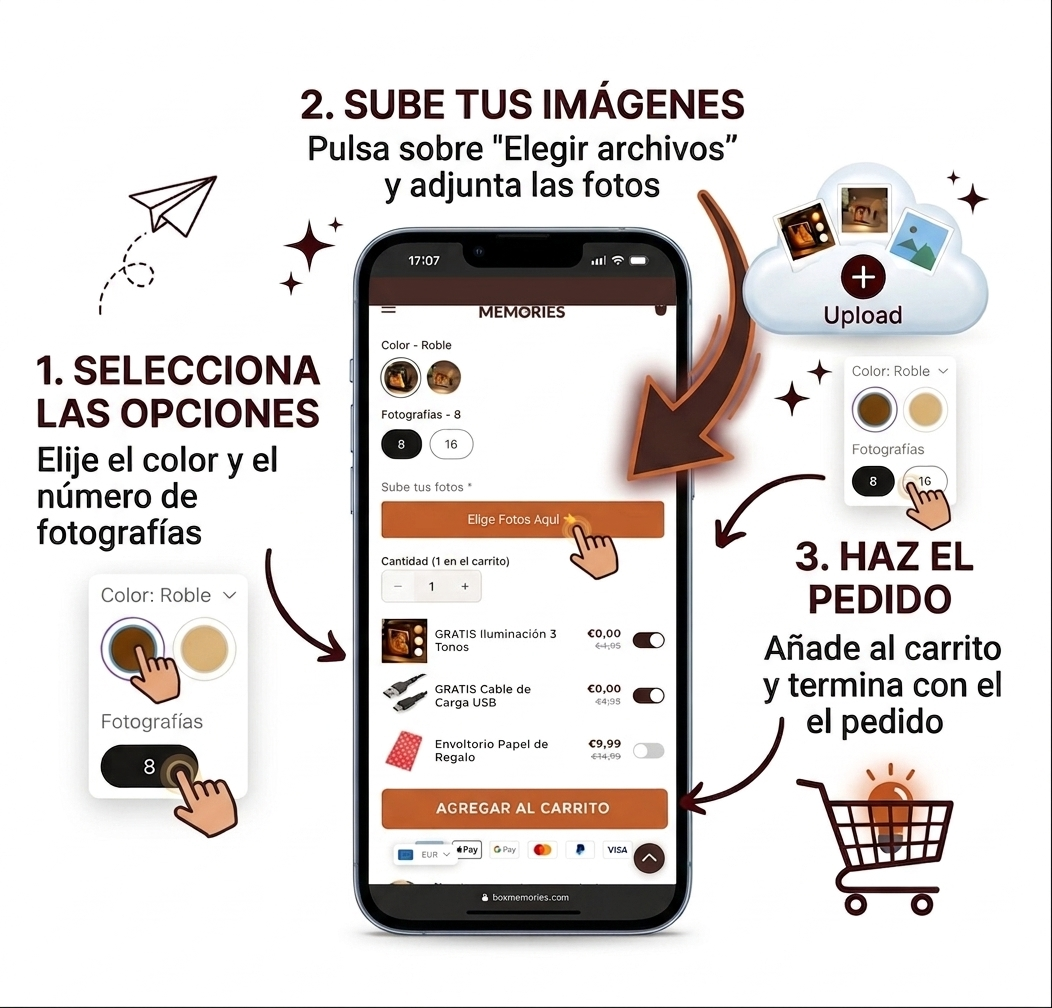 Caja de Fotos Personalizada